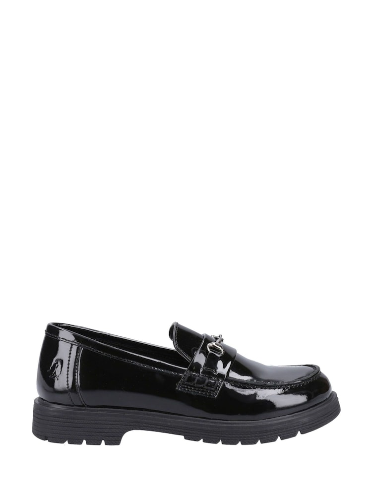 Hush Puppies Lydia Patent Senior Black Shoes - Image 1 of 4