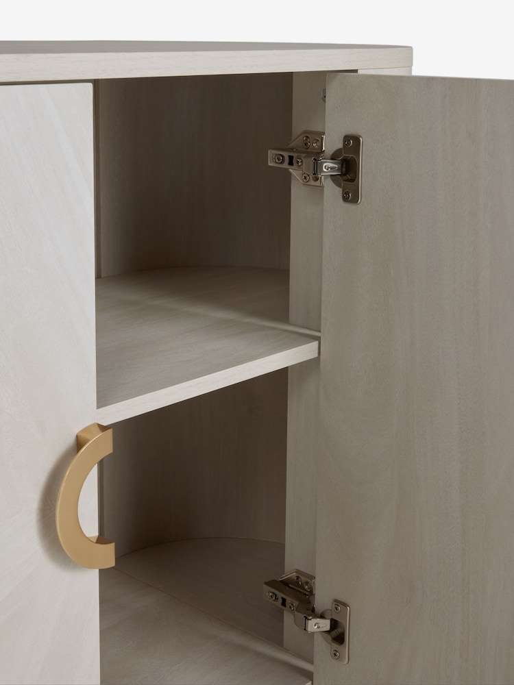 Light Natural Mia Large Marquetry Sideboard - Image 11 of 11