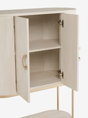 Light Natural Mia Marquetry Drinks Cabinet - Image 9 of 10