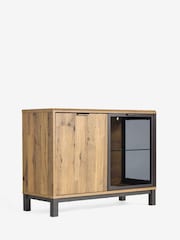 Dark Bronx Glass Lit Small Sideboard - Image 8 of 9