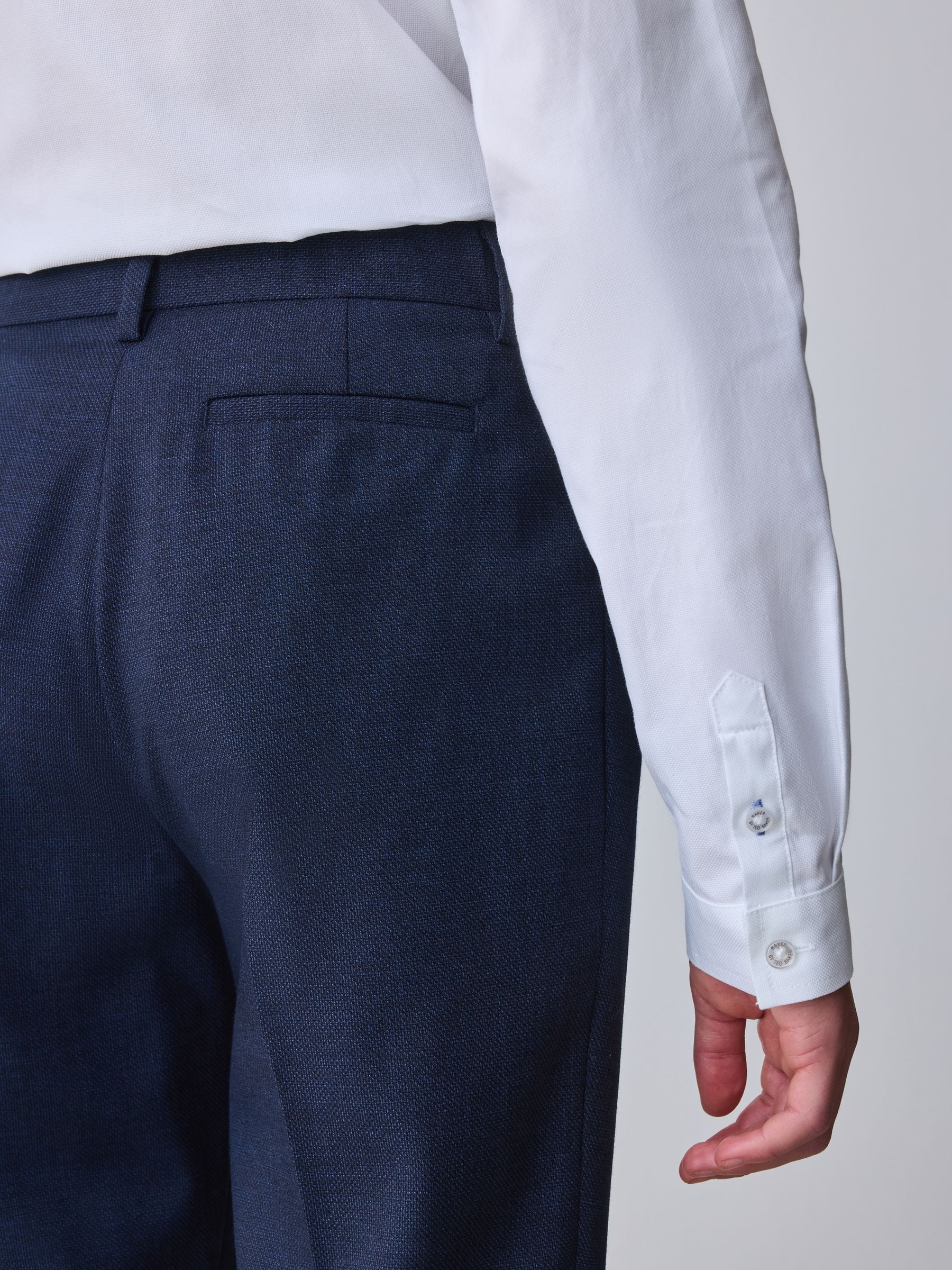 Next：日本 ネイビー ブルー - Baker by Ted Baker スーツ パンツ from