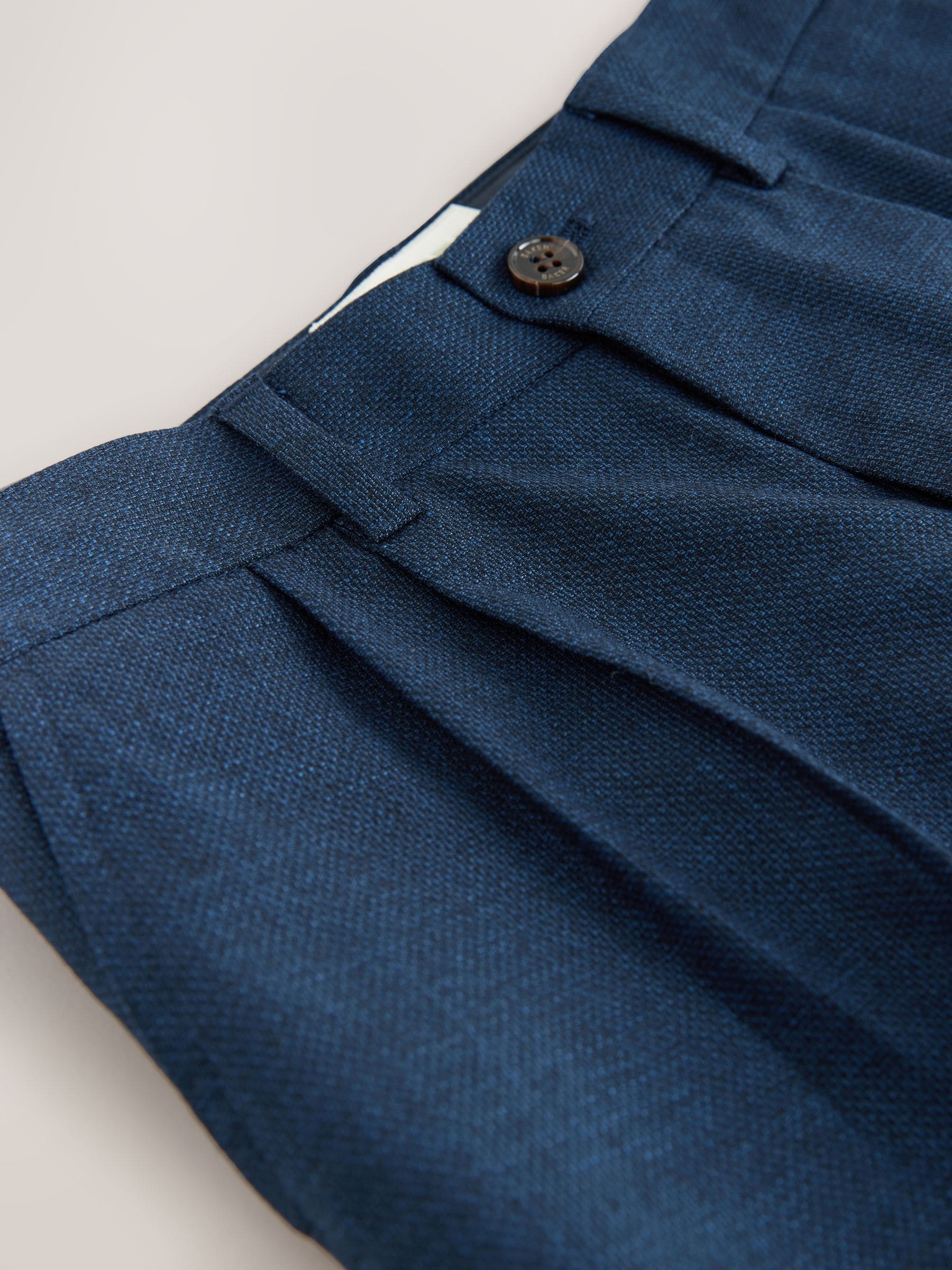 Next：日本 ネイビー ブルー - Baker by Ted Baker スーツ パンツ from