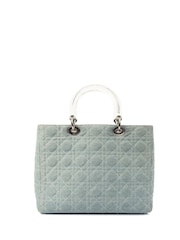 Christian Dior Denim Lady Dior - Large Tote - Image 2 of 7