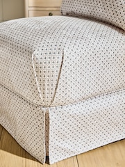 Laura Ashley Knellbank Geo Natural and Fern Brancaster Accent Chair - Image 3 of 7