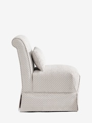 Laura Ashley Knellbank Geo Natural and Fern Brancaster Accent Chair - Image 6 of 7