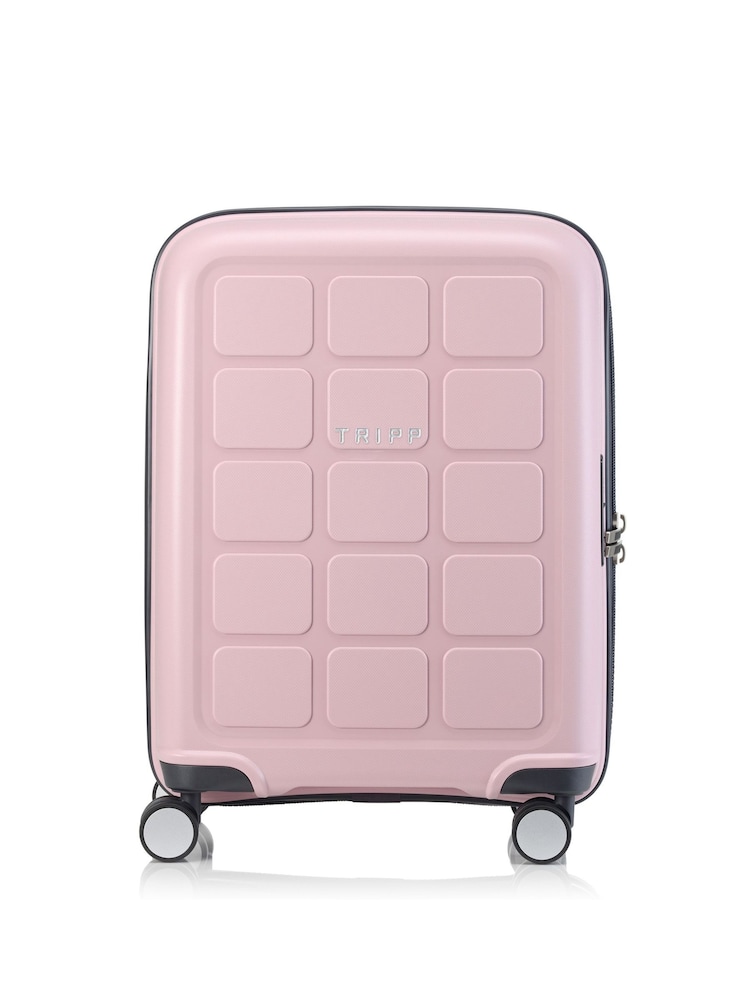 Tripp Pink Bolt Holiday 8 Cabin 4 Wheel Suitcase - Image 1 of 5
