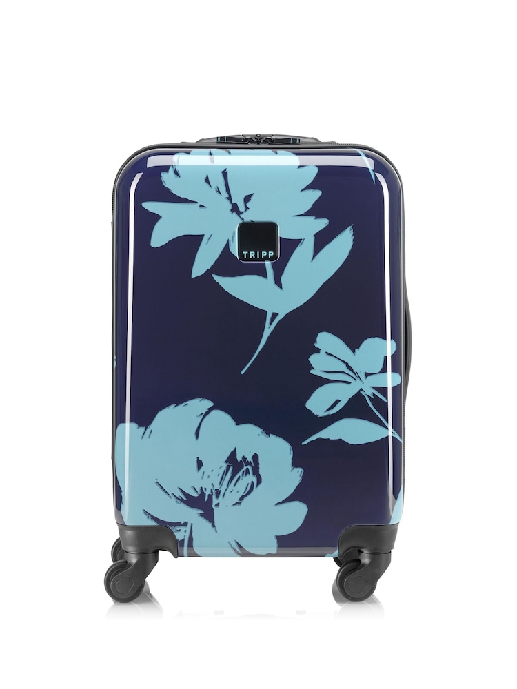 Tripp Blue Peony Cabin Suitcase - Image 1 of 4 Tripp Blue Peony Cabin Suitcase - Image 1 of 4