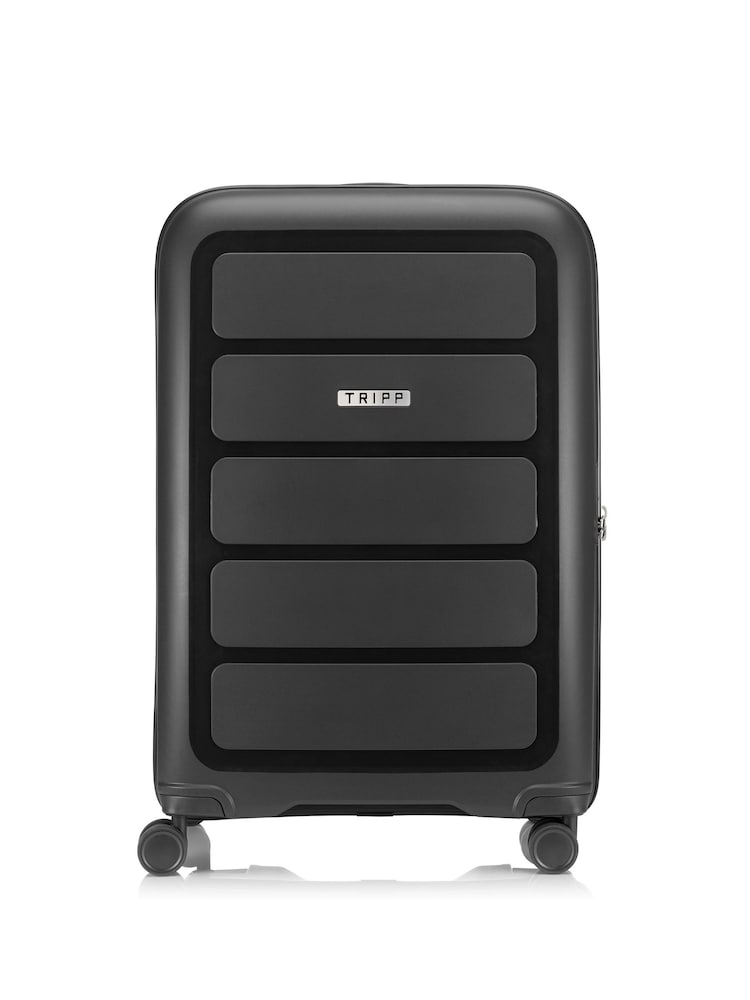 Tripp Black Large Travel 4 Wheel Suitcase - Image 1 of 5