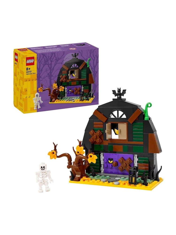 LEGO Halloween Barn Building Toy with Skeleton Minifigure 40721 - Image 1 of 8 LEGO Halloween Barn Building Toy with Skeleton Minifigure 40721 - Image 1 of 8