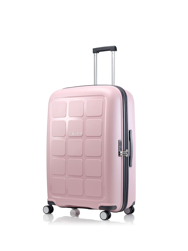 Tripp Pink Bolt Large Holiday Wheel Suitcase - Image 2 of 5