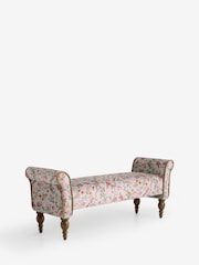 Laura Ashley Lingmell Trail Antigue Green Calver Bench - Image 4 of 6