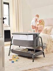 Ickle Bubba Ash Grey Bubba & Me Bedside Crib - Image 1 of 6