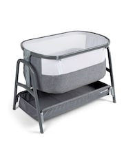 Ickle Bubba Ash Grey Bubba & Me Bedside Crib - Image 2 of 6