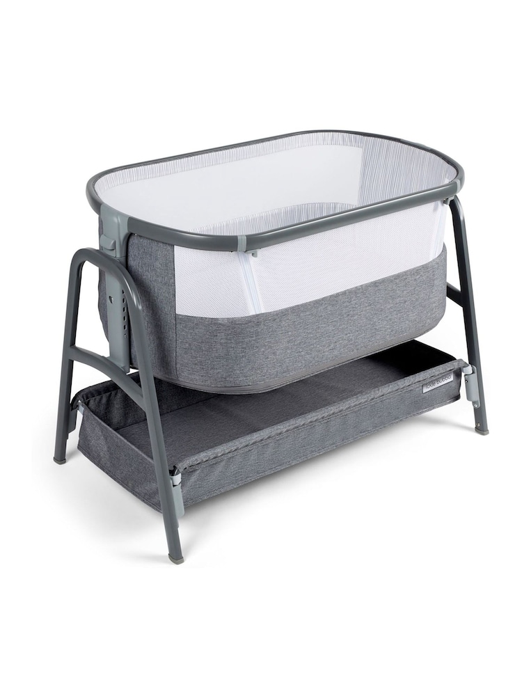 Ickle Bubba Ash Grey Bubba & Me Bedside Crib - Image 2 of 6