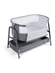 Ickle Bubba Ash Grey Bubba & Me Bedside Crib - Image 3 of 6