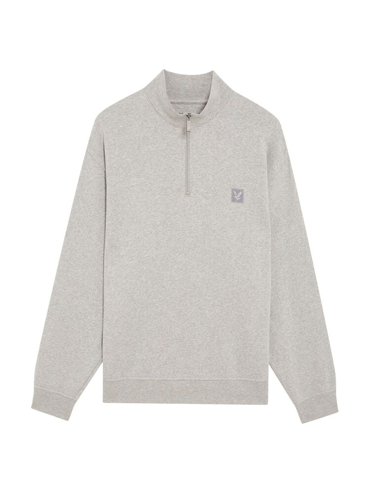 Lyle & Scott Grey Loungewear 1/4 Zip Sweat top - Image 1 of 1