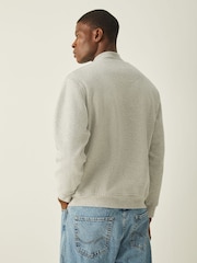 Lyle & Scott Grey Loungewear Quarter Zip Sweatshirt - Image 2 of 5