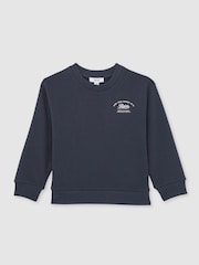 Reiss Canby Cotton Blend Motor Cars Sweatshirt - Bild 2 von 4