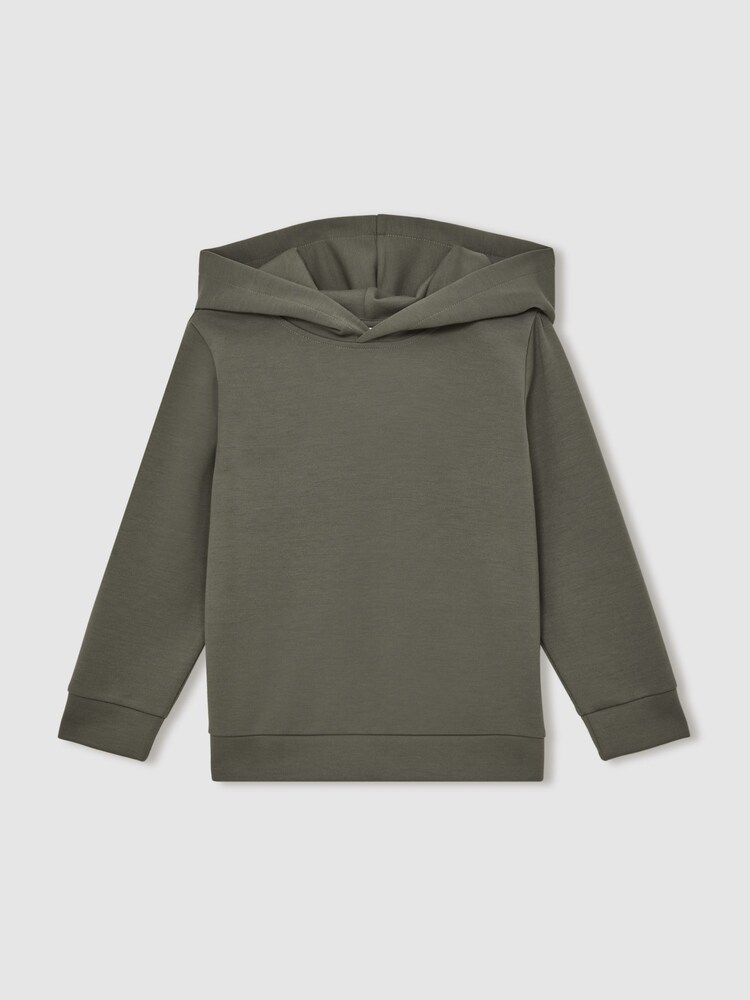 Reiss Dark Sage Fabien Hoodie - Image 2 of 4