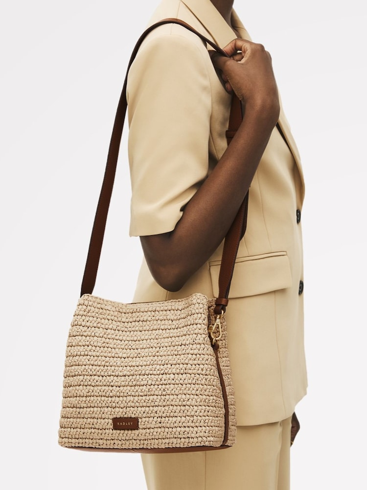 Radley Medium Dukes Place Crochet Compartment Cross-Body Brown Bag - Image 5 of 5