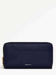 Radley Large Blue Pockets Bifold Matinee Purse - Image 1 of 3
