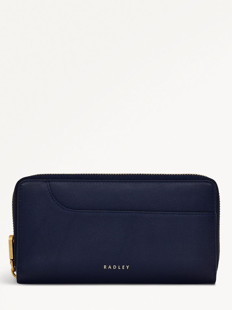 Radley Large Blue Pockets Bifold Matinee Purse - Image 1 of 3