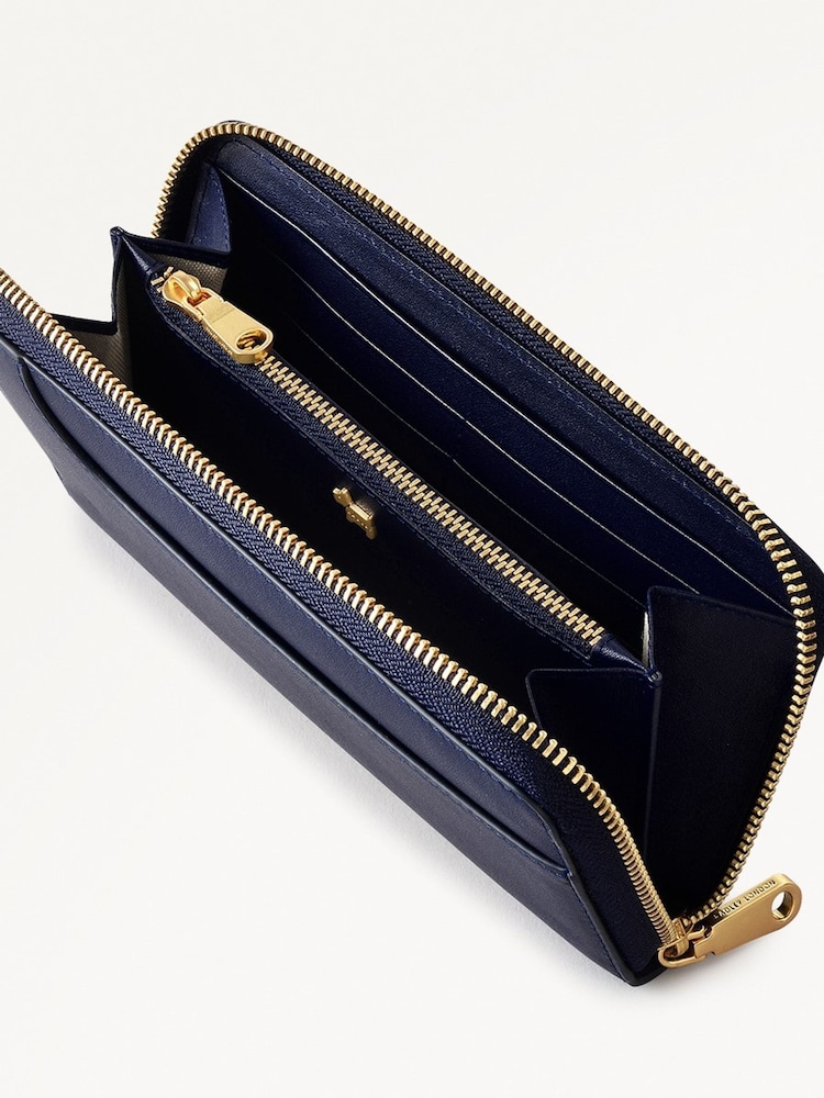 Radley Large Blue Pockets Bifold Matinee Purse - Image 3 of 3