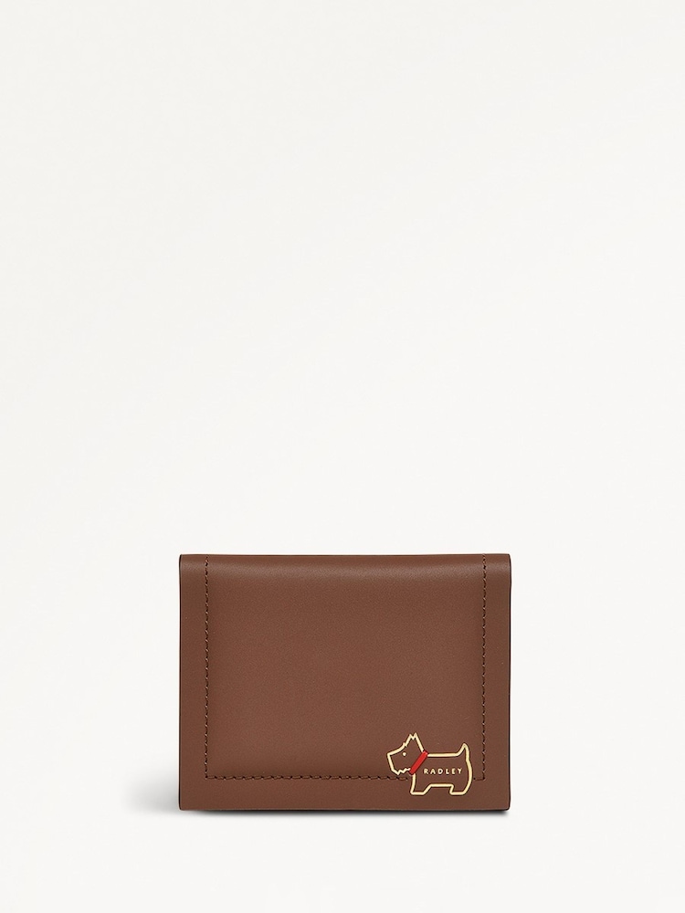 Radley Small Heritage Lane Brown Card Holder - Image 1 of 3