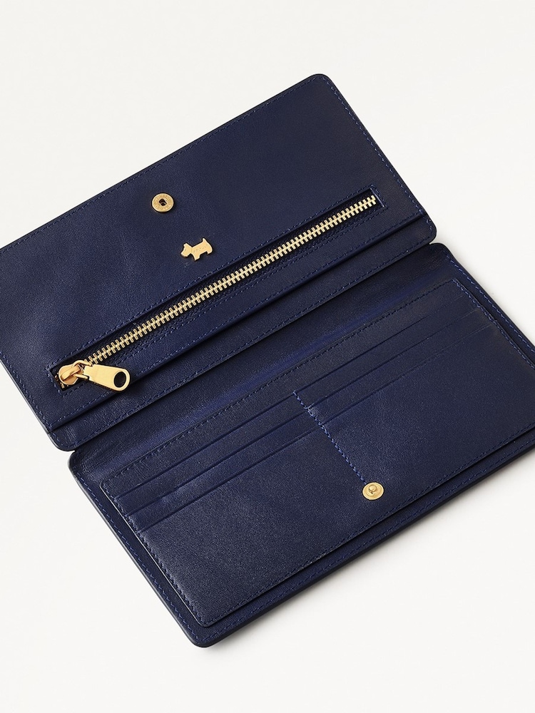 Radley Large Blue Coin Street Magnolia Bifold Purse - Image 3 of 3