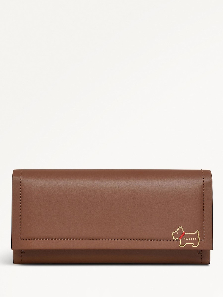 Radley Large Heritage Lane Flapover Matinee Brown Purse - Image 1 of 4