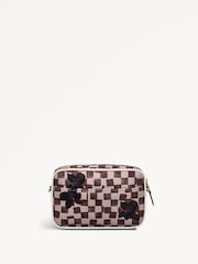 Radley Small Cream Southwell Gardens Check Zip Top Cross-Body Bag - Imagen 2 de 5