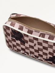 Radley Small Cream Southwell Gardens Check Zip Top Cross-Body Bag - Imagen 4 de 5