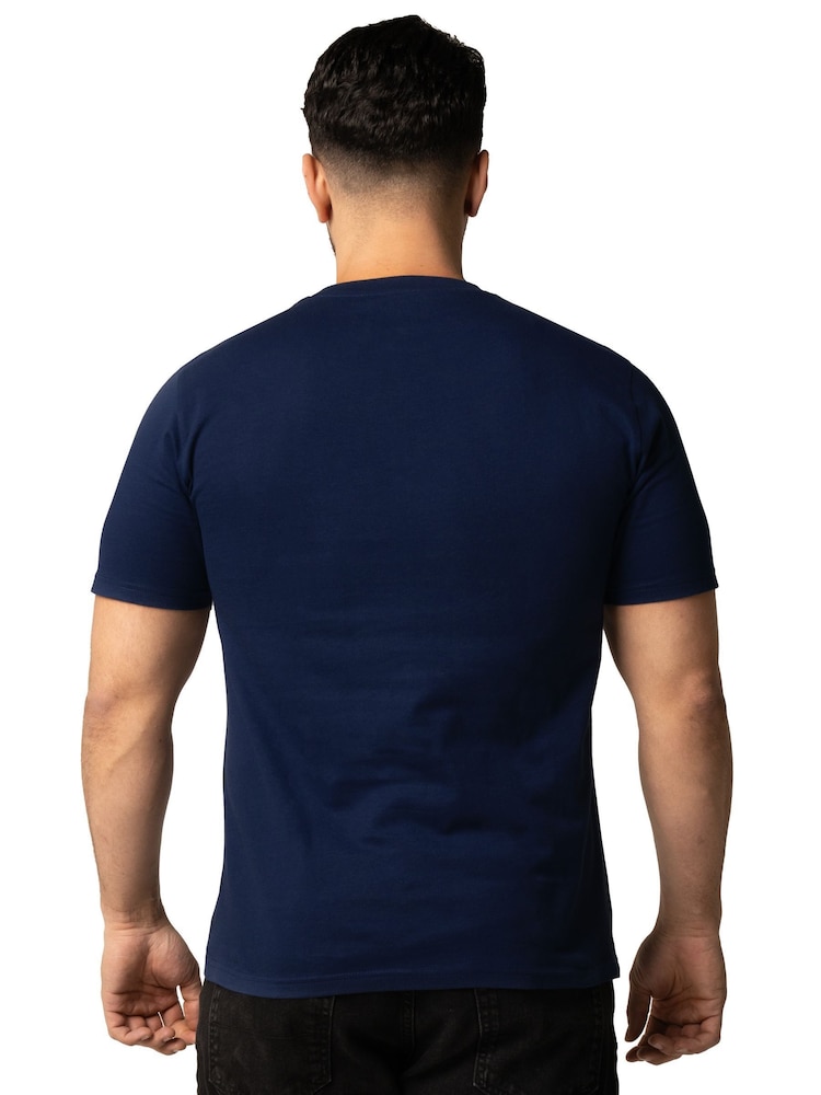 Character Mens Blue 100% Cotton T-Shirt - Slika 2 iz 10