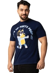 Character Mens Blue 100% Cotton T-Shirt - Slika 3 iz 10