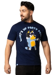 Character Mens Blue 100% Cotton T-Shirt - Slika 4 iz 10