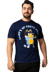 Character Mens Blue 100% Cotton T-Shirt - Slika 5 iz 10