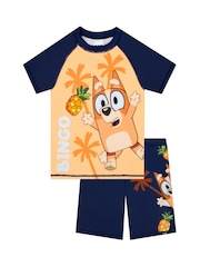 Character Orange Bingo Swim Shorts And Rash Guard - Image 1 of 13