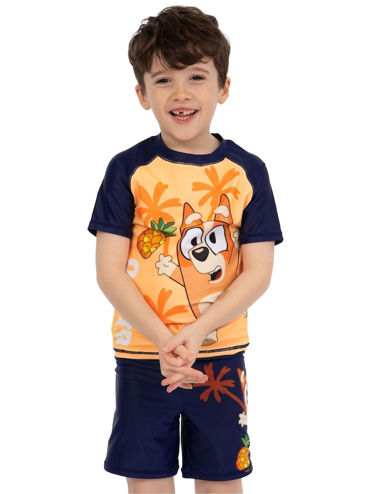 Character Orange Bingo Swim Shorts And Rash Guard - Image 12 of 13