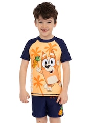 Character Orange Bingo Swim Shorts And Rash Guard - Image 7 of 13