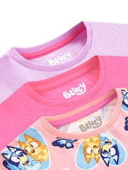 Character Pink Girls 100% Cotton T-Shirts 3 Pack - Image 3 of 6