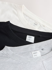 Monochrome Short Sleeve Pyjamas 3 Pack - Image 8 of 9