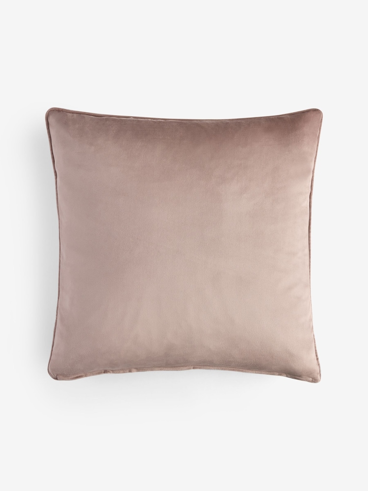 Mauve Purple 59 x 59cm Matte Velvet Cushion - Image 4 of 4 Mauve Purple 59 x 59cm Matte Velvet Cushion - Image 4 of 4
