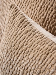 Natural 43 x 43cm Chenille Pebble Cushion - Image 3 of 5