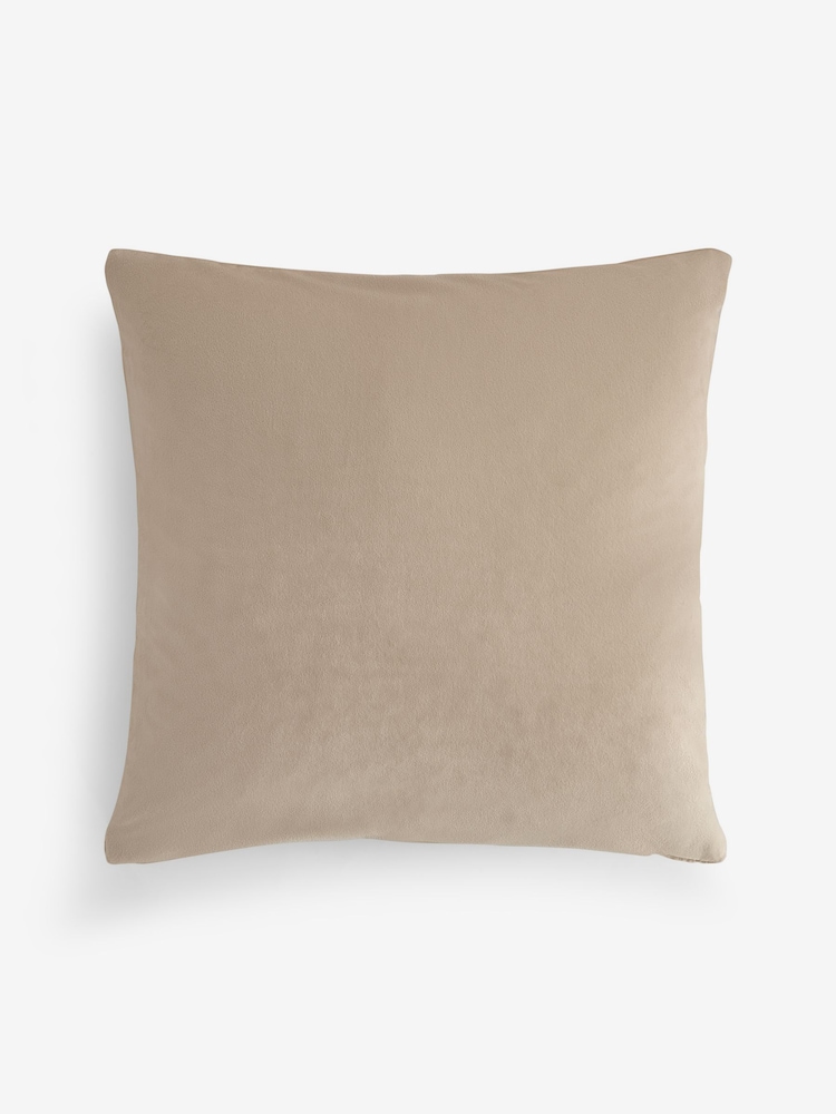 Natural 43 x 43cm Chenille Pebble Cushion - Image 5 of 5