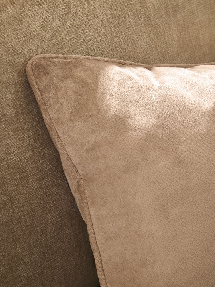 Dark Natural 40 x 59cm Matte Velvet Cushion - Image 2 of 3 Dark Natural 40 x 59cm Matte Velvet Cushion - Image 2 of 3