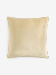 Butter Yellow 59 x 59cm Matte Velvet Cushion - Image 1 of 2