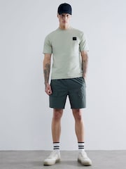 River Island Grey Stretch Skinny Cargo Shorts - Image 1 of 3