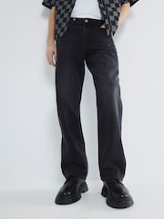 River Island Black Loose Jeans - Image 1 of 4