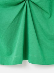 Oliver Bonas Twist Front V-Neck Short Sleeve 100% Cotton Top - Image 7 of 7