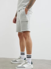 River Island Grey Slim Hybrid Nylon Shorts - Image 1 of 1